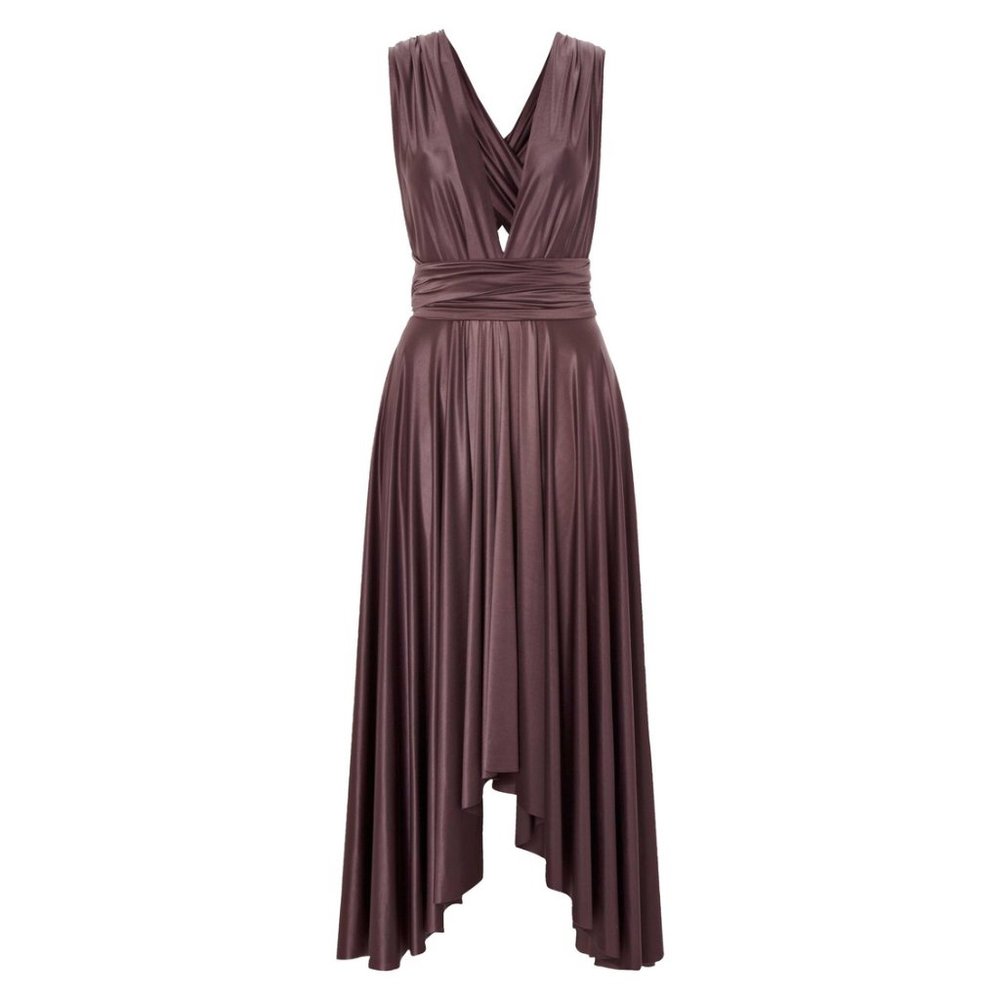 NWT Butter by Nadia - Signature Satin Wrap Dress